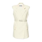 Vest met zakken Jil Sander , Beige , Dames