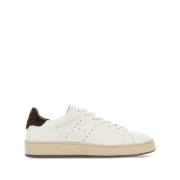 Witte Leren Sneakers Geperforeerd Logo Hogan , White , Heren