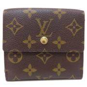 Pre-owned Canvas wallets Louis Vuitton Vintage , Brown , Dames