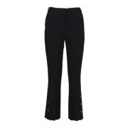 Gebonden Broek met Onderdetail Giorgio Grati , Blue , Dames