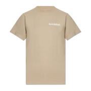 Katoenen T-shirt Sporty & Rich , Beige , Unisex