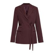 Wollen jas Lanvin , Purple , Dames