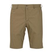 Groene Katoenen Shorts met Zakken PT Torino , Green , Heren