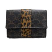 Pre-owned Fabric wallets Celine Vintage , Brown , Dames