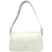 Pre-owned Leather celine-bags Celine Vintage , White , Dames