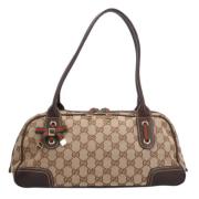 Pre-owned Canvas gucci-bags Gucci Vintage , Brown , Dames