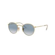 Ronde Metalen Zonnebril Ray-Ban , Yellow , Heren