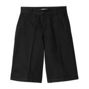 Zwarte Bermuda Shorts Carhartt Wip , Black , Dames