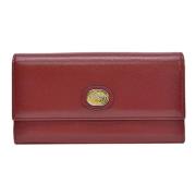 Pre-owned Leather wallets Gucci Vintage , Red , Dames