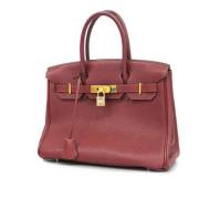 Pre-owned Fabric handbags Hermès Vintage , Brown , Dames