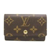 Pre-owned Canvas key-holders Louis Vuitton Vintage , Brown , Dames