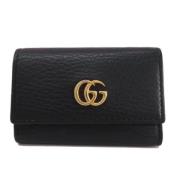 Pre-owned Leather key-holders Gucci Vintage , Black , Dames