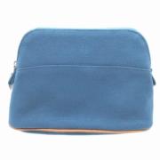 Pre-owned Fabric pouches Hermès Vintage , Blue , Dames