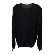 Pre-owned Wool tops Versace Pre-owned , Black , Heren