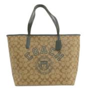 Pre-owned Fabric totes Coach Pre-owned , Beige , Dames