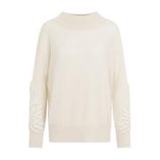 Melange Burro Sweater Ermanno Scervino , Beige , Dames