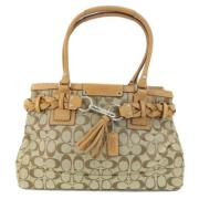 Pre-owned Fabric totes Coach Pre-owned , Beige , Dames