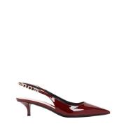 Elegante Slingback Sandalen Gucci , Red , Dames