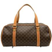 Pre-owned Canvas celine-bags Celine Vintage , Brown , Dames