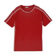 Katoenen T-shirt Ronde Hals Korte Mouw Valentino , Red , Heren