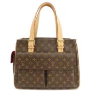 Pre-owned Canvas louis-vuitton-bags Louis Vuitton Vintage , Brown , Da...