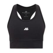 Mouwloze Crop Top Balenciaga , Black , Dames