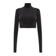 Turtleneck Top Balenciaga , Black , Dames