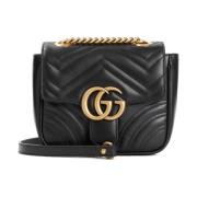 Marmont Schoudertas Zwart Gucci , Black , Dames