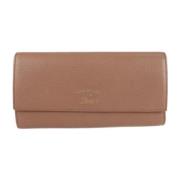 Pre-owned Leather wallets Gucci Vintage , Pink , Dames