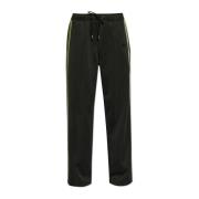 Broek met logo Lanvin , Black , Heren