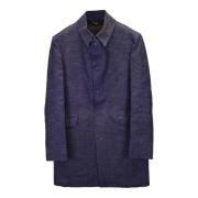 Pre-owned Cotton outerwear Valentino Vintage , Blue , Heren