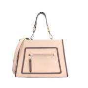 Pre-owned Leather shoulder-bags Fendi Vintage , Pink , Dames