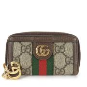 Pre-owned Canvas wallets Gucci Vintage , Brown , Dames