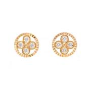 Pre-owned Rose Gold earrings Louis Vuitton Vintage , Yellow , Dames