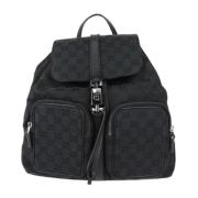 Pre-owned Canvas gucci-bags Gucci Vintage , Black , Dames