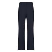 Blauwe Broek met Riemlussen Valentino Garavani , Blue , Dames