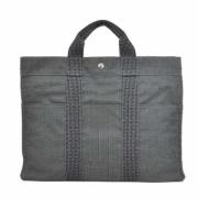 Pre-owned Nylon handbags Hermès Vintage , Black , Dames