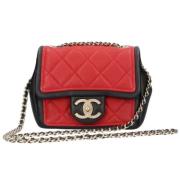 Pre-owned Fabric chanel-bags Chanel Vintage , Red , Dames