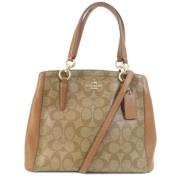 Pre-owned Fabric handbags Coach Pre-owned , Brown , Dames