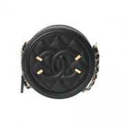 Pre-owned Fabric chanel-bags Chanel Vintage , Black , Dames