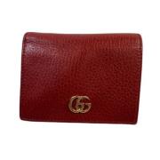 Pre-owned Fabric wallets Gucci Vintage , Red , Dames