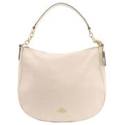 Pre-owned Fabric shoulder-bags Coach Pre-owned , Beige , Dames