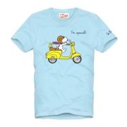 T-Shirts MC2 Saint Barth , Blue , Heren