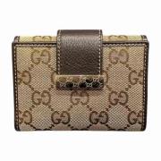 Pre-owned Canvas wallets Gucci Vintage , Multicolor , Dames