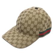 Pre-owned Fabric hats Gucci Vintage , Beige , Dames