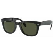 Folding Wayfarer Zonnebril in Zwart Ray-Ban , Black , Heren