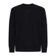 Zwarte Sweater Collectie C.p. Company , Black , Heren