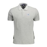 Grijze Katoenen Polo met Logo North Sails , Gray , Heren