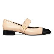 Roze Platte Schoenen met Decoratieve Knoop Tory Burch , Pink , Dames