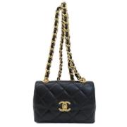 Pre-owned Fabric chanel-bags Chanel Vintage , Black , Dames